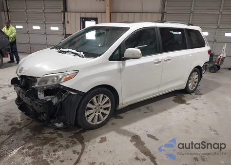 2015 Toyota Sienna Limited Premium 7 Passenger из США, поврежденный, VIN 5TDYK3DC6FS638214